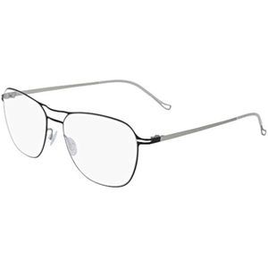 NEW MARCHON AIRLOCK PURE 4002 001 Black & Silver Titanium Eyeglasses 55mm & Case